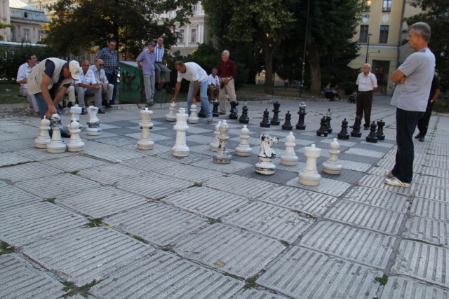 Giant Chess in Sarajevo