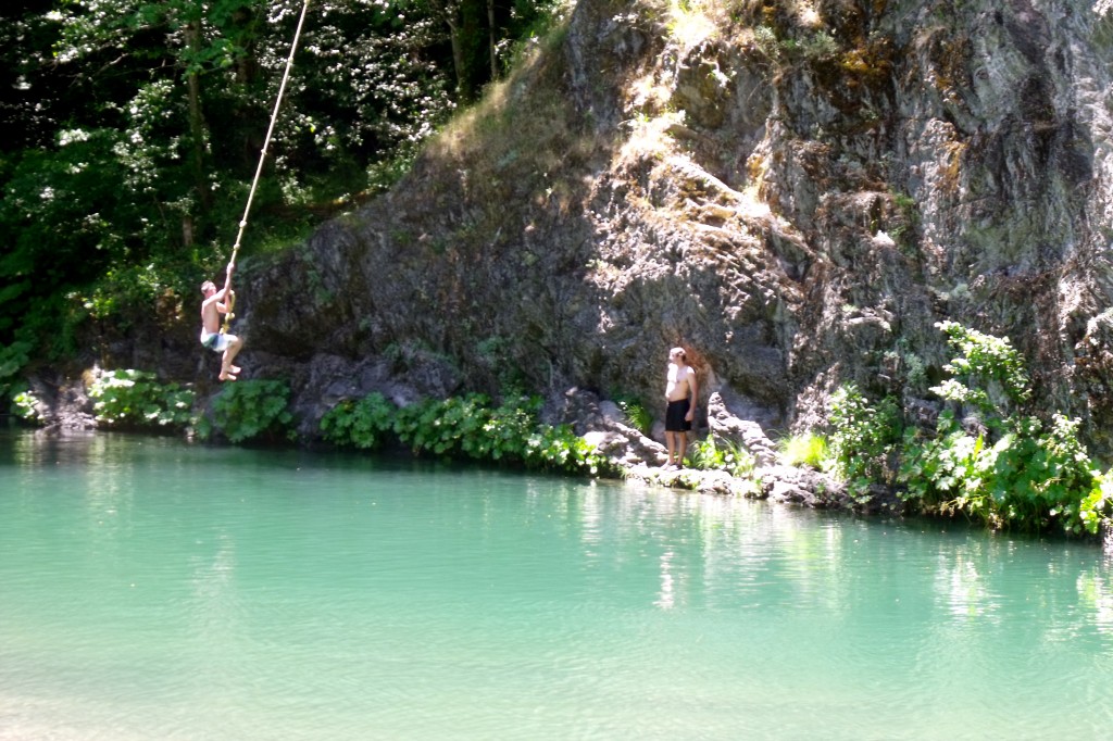 Mad River, Kneeland Rope Swing