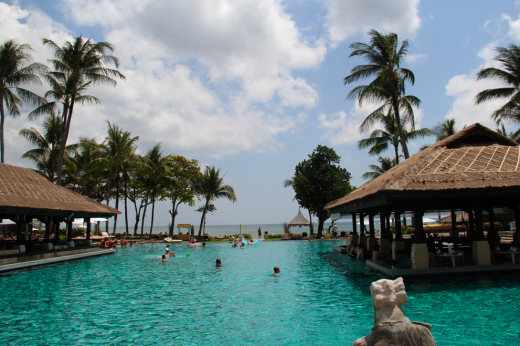 My beach from resort in Bali 