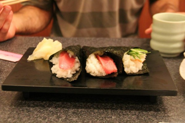 sushi in japan